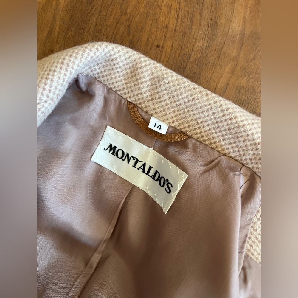 VINTAGE WOOL MONTALDOS SKIRT AND JACKET SET - Picture 6 of 10